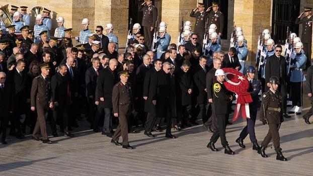 Anıtkabir'de 10 Kasım töreni