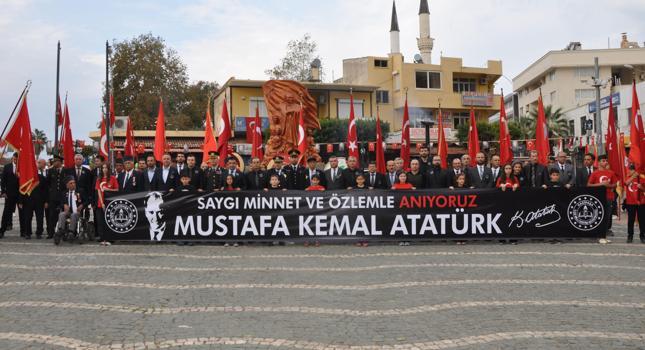 Gazipaşa'da 10 Kasım töreni