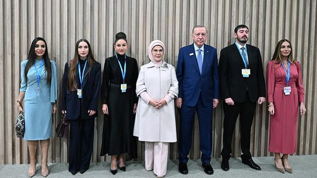 Emine Erdoğan, Azerbaycan, Kırgızistan ve Özbekistan liderlerinin eşleriyle görüştü