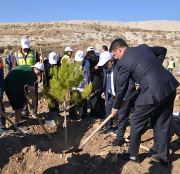 'Hüsamlar Yeniden-Eski Maden Sahası Rehabilitasyonu' projesiyle 511 hektar doğaya kazandırılıyor