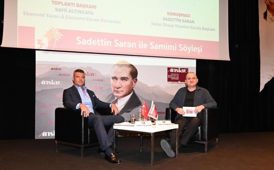 İş insanı Saran, ANSİAD'ın konuğu