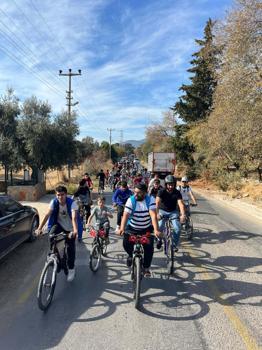 Bodrum'da 'Pedal Çevir Adım At' etkinliği