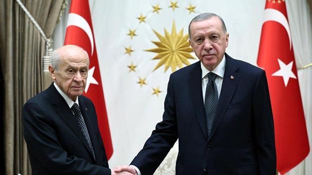 Cumhurbaşkanı Erdoğan, Bahçeli'yi kabul etti