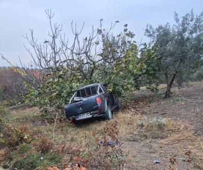 Mevsimlik işçileri taşıyan kamyonet ağaca çarptı: 1 ölü, 7 yaralandı