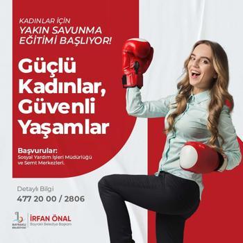 Bayraklı'da kadınlara ücretsiz yakın savunma eğitimi kursu