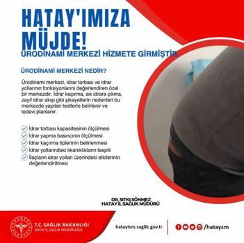 Hatay’da Ürodinami Merkezi hizmete girdi