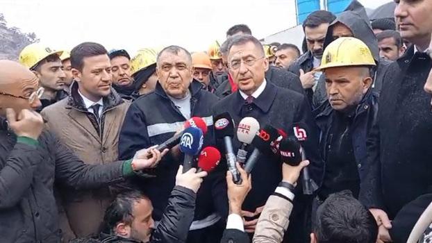 AK Parti'li Oktay, Çayırhan Termik Santrali'nde eylem yapan işçileri ziyaret etti