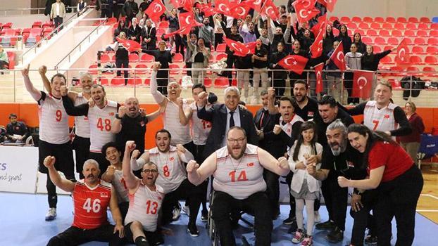 Oturarak Voleybol Erkek Milli Takımı namağlup şampiyon