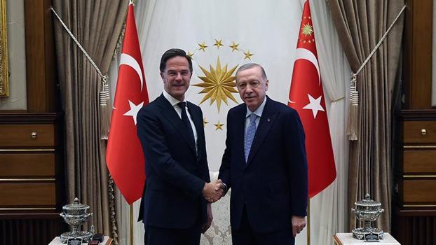 Cumhurbaşkanı Erdoğan, NATO Genel Sekreteri Rutte'yi kabul etti