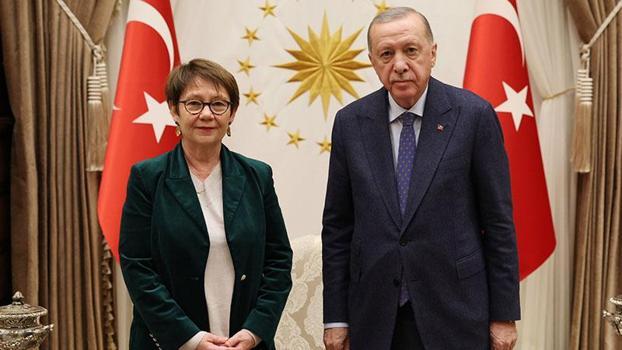 Cumhurbaşkanı Erdoğan, EBRD Başkanı Basso'yu kabul etti