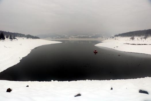 Kar erimeye başladı, Gölköy'de su seviyesi arttı