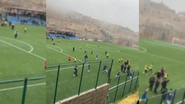 Malatya'da amatör maçta kavga çıktı, 1 futbolcu yaralandı