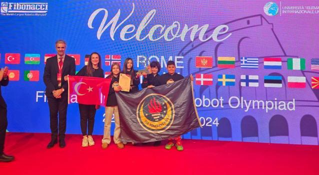 Girişimci öğrenciler, Fibonacci International Robot Olympiads 2024’ün şampiyonu oldu