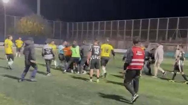 Amatör maçta hakemlere saldırıda kulüp başkanı ve bir futbolcu daha tutuklandı