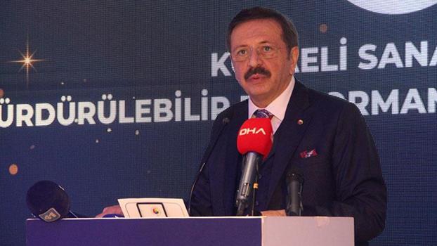 TOBB Başkanı Hisarcıklıoğlu, Kocaeli'de sanayicilerle bir araya geldi