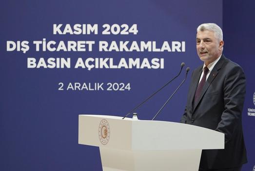 Bakan Bolat: 2024'te dış ticaret açığımız yüzde 27 azaldı