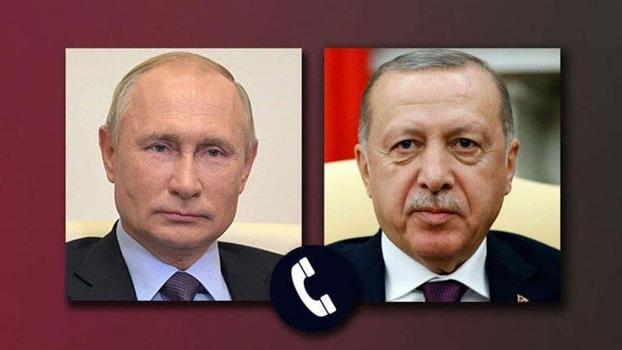 Cumhurbaşkanı Erdoğan, Rusya Devlet Başkanı Vladimir Putin ile görüştü