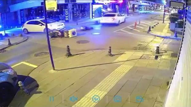 Pendik'te motokuryeye çarparak kaçan otomobil sürücüsü yakalandı