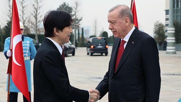 Cumhurbaşkanı Erdoğan, Japonya Veliaht Prensi Fumihito'yu kabul etti