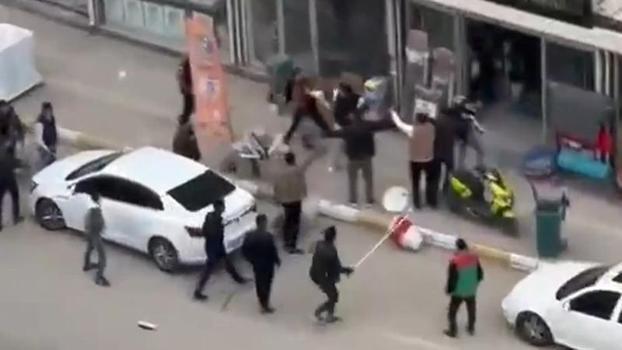 Şanlıurfa’da 'silahlı ve sopalı kavga' kamerada