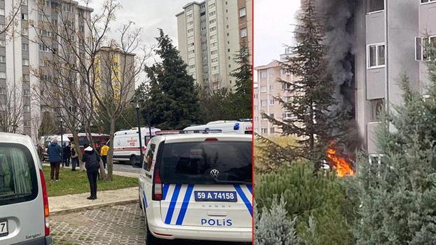 Çorlu'da ev yangını; anne yaralandı, oğlu öldü