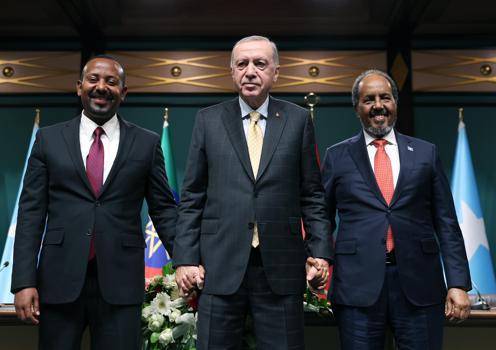 Cumhurbaşkanı Erdoğan: Somali ve Etiyopya arasında iş birliğine dayalı yeni bir başlangıcın adımını attık