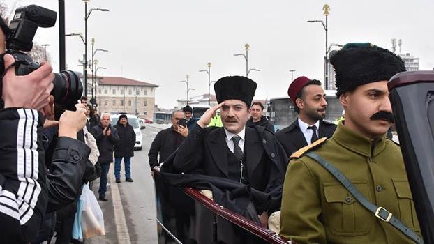 Atatürk'ün Sivas'tan ayrılışının 105'inci yıl dönümünde tören düzenlendi