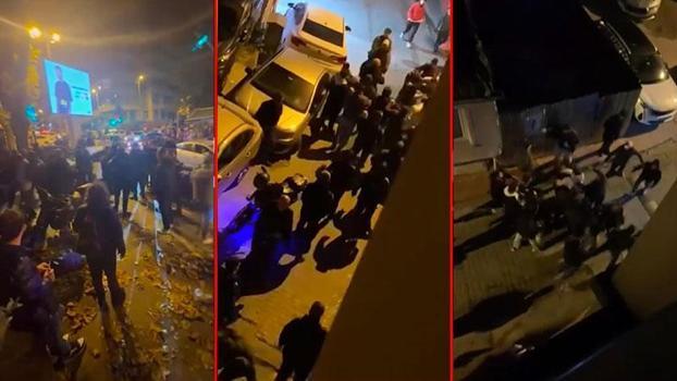 İstanbul'da tekme ve yumruklu kavgalar kamerada