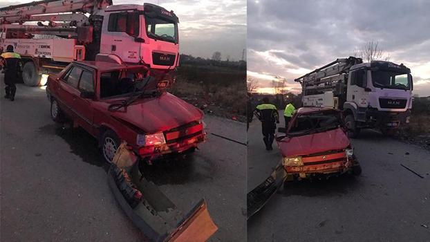 Samsun’da 9 yaşındaki çocuğun kullandığı otomobille kamyon çarpıştı: 3'ü ağır 5 yaralı