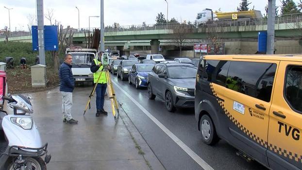 Bakırköy'deki sabıkalı alt geçitte kot düşürme çalışmaları başladı