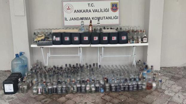 Ankara'da kaçak tütün ve alkol operasyonu