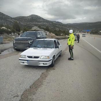 Antalya'da trafik denetimi