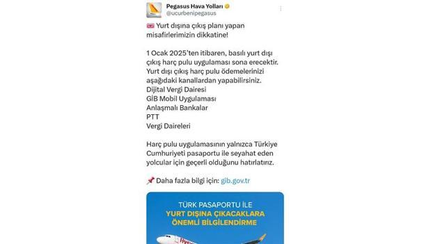 Havayolları yolcularını uyardı; basılı harç pulu dönemi sona eriyor