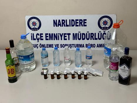 İzmir'de sahte içki operasyonu