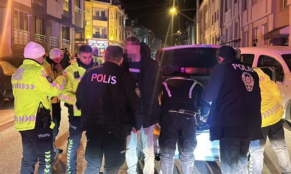 Polisten kaçan alkollü sürücü, 10 kilometrelik takiple yakalandı