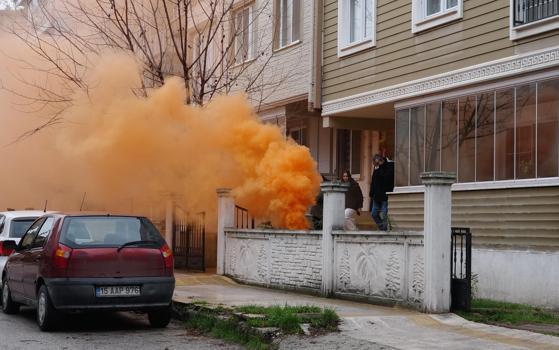 Burdur'da deprem tahliye tatbikatı