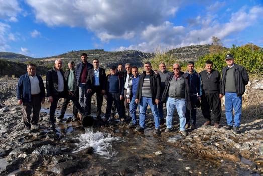 Pınarbaşılı üreticilerin sulama derdi Büyükşehir’le ortadan kalkıyor