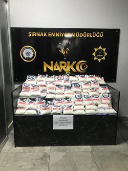 Şırnak’ta 50 kilo metamfetamine 2 tutuklama