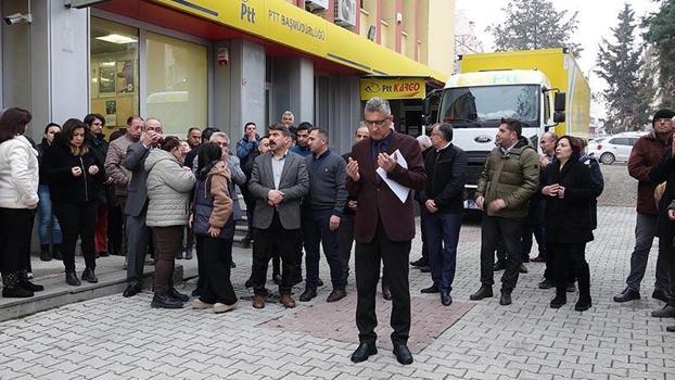 Rize'de 2 PTT çalışanının öldürülmesi, Burdur'da protesto edildi