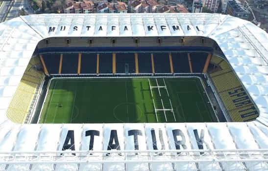 Fenerbahçe Kulübü, Mustafa Kemal Atatürk'ün ismini Ülker Stadı'nın çatısına işledi