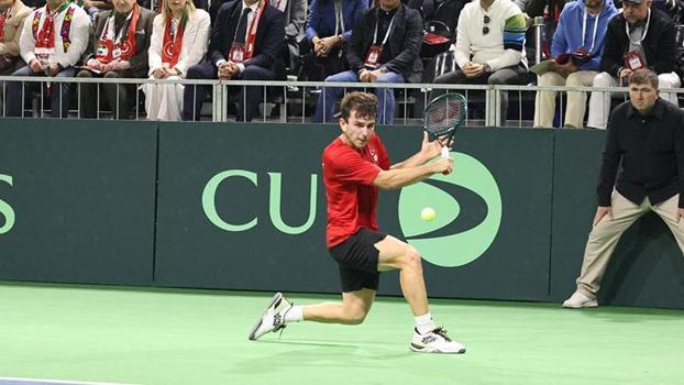 Davis Cup Türkiye-Meksika Serisi’nin ilk gününü Türkiye 2-0 önde bitirdi