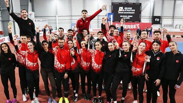 Türkiye, Balkan Salon Atletizm Şampiyonasında 18 madalya kazandı