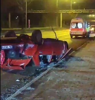 Eskişehir’de takla atan otomobildeki 4 kişi yaralandı