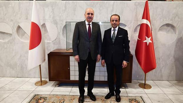 TBMM Başkanı Kurtulmuş, Tokyo Büyükelçiliği’ni ziyaret etti