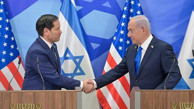 İsrail Başbakanı Netanyahu ve ABD Dışişleri Bakanı Rubio bir araya geldi