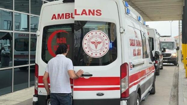 Gemi imalatı yapılan fabrikada yüksekten düşen işçi ağır yaralandı