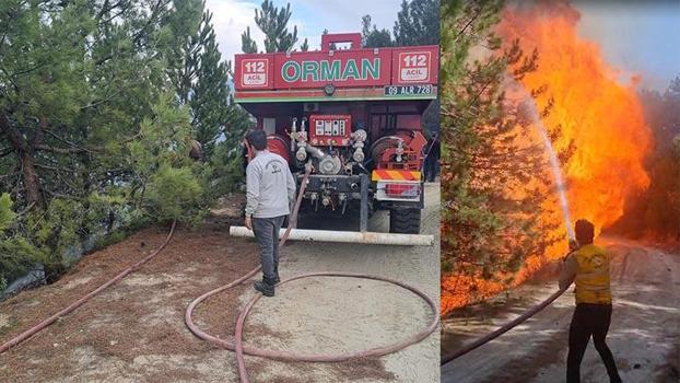 Aydın'da çıkan orman yangını kontrol altına alındı