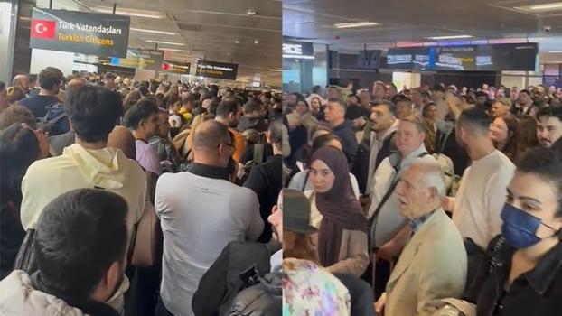 Sabiha Gökçen Havalimanı’nda ‘Polnet’ kuyruğu