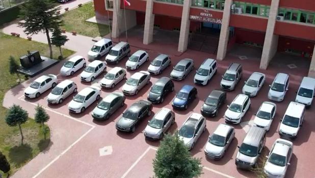 Isparta merkezli 14 milyon liralık 'change araç' operasyonu