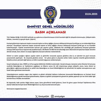 EGM'den Türk Tabipler Birliği'nin şikayetine ilişkin açıklama